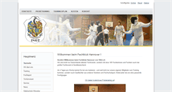 Desktop Screenshot of fechtklub-hannover.de
